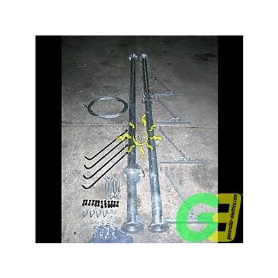 Torreta abatible 6 mts completa con accesorios