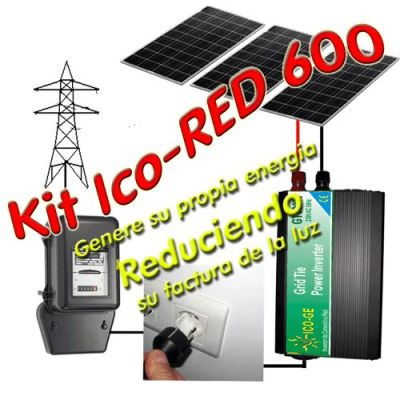 Ico-GE IcoRED600 Gridtie Mini Powerplant 4kW/day