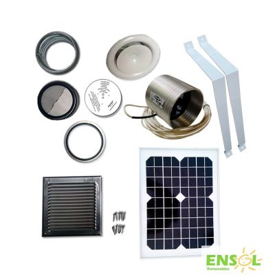 SolarVenti kit 3m with 10W solar panel