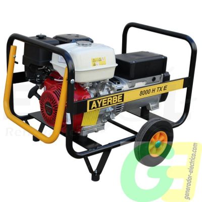 Ayerbe AY8000-H-TX-E Trifásico Honda Eléctrico Gasolina