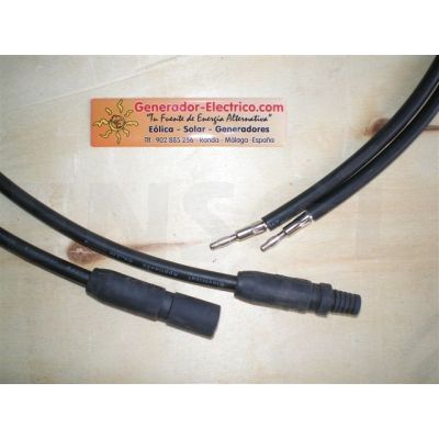 Male and Female Pre-crimped Multicontact MC3 connectors4mm cable set