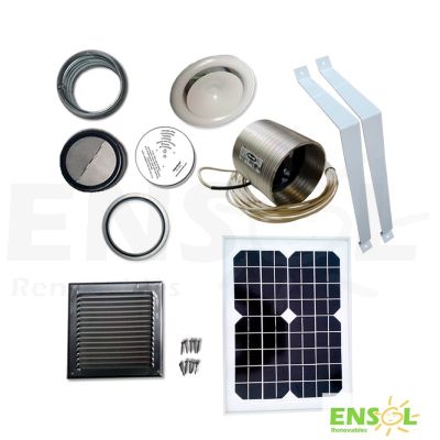 Kit Solar de Ventilación Solarventi 3,4W con placa solar de 10W