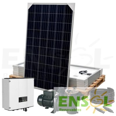 KIT BOMBA PISCINA SOLAR 50-92 M3