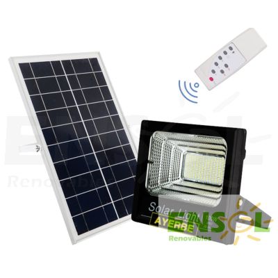 Kit Foco Solar 100W con mando