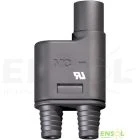 Conector Terminal Multicontact MC3 en "Y" 2 Hembra 1 Macho