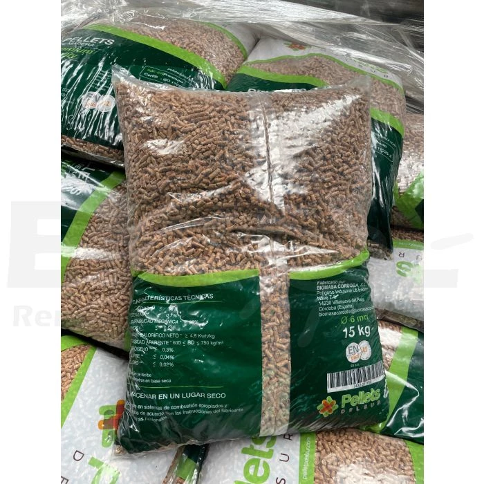 Wood Pellets – 70 x 15kg Plastic Bags (1 x Pallet) – Kerry Biofuels