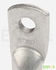 120mm 12mm Tinplated copper T Lug connector with 12mmØ drill