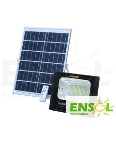 Kit Foco Solar 60W sensor movimiento y mando