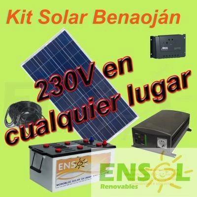 Kit Solar Benaoján con Panel Solar 200W