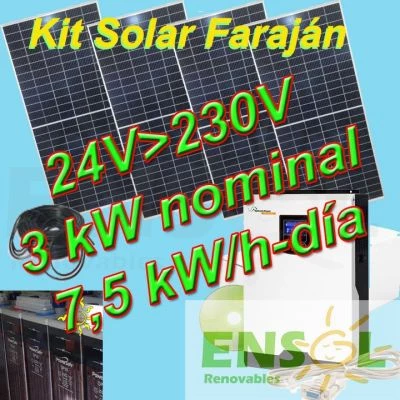 Kit Solar Faraján 7,5kw dia