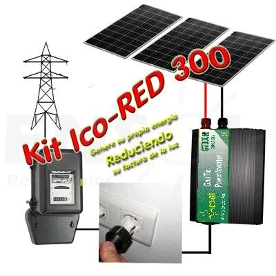 Ico-GE IcoRED300 Gridtie Mini Powerplant 2kW/day