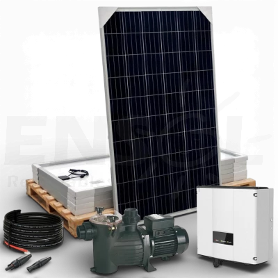 Pack Solar Piscina con bomba de 1CV