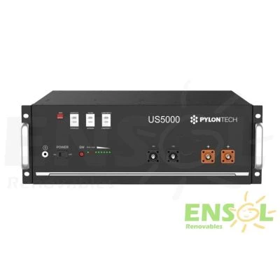 BATERIA LITIO PYLONTECH US5000 48V 4,56KWH