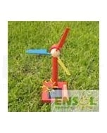 Wooden Solar Windturbine